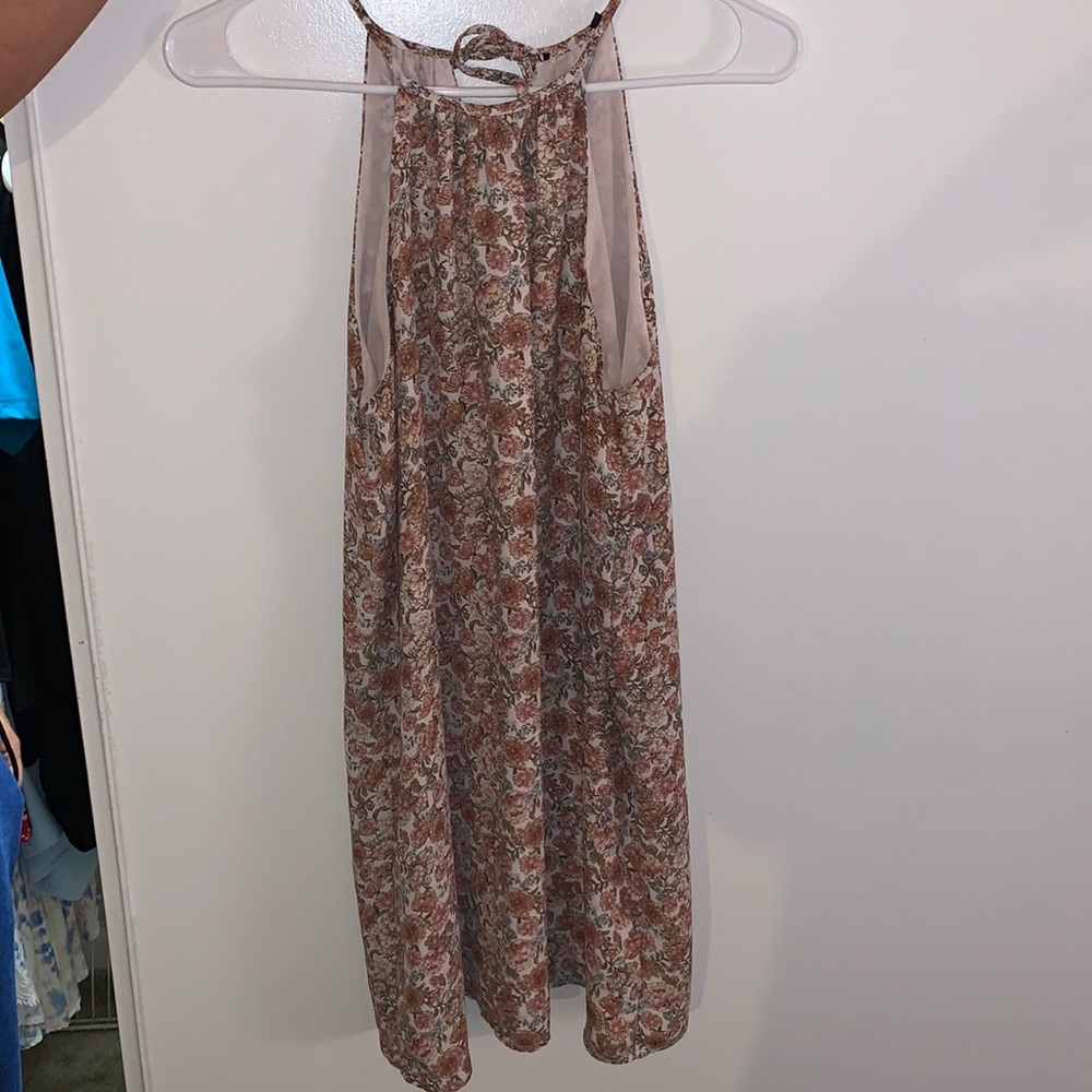 Forever21 floral halter dress